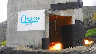 Oxbow Mining Silo  Controlled Demolition Inc [upl. by Meean]