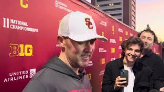 USC Head Coach Lincoln Riley Talks UCLA Game Week [upl. by Cybil706]