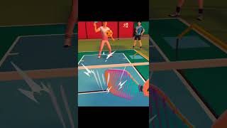 quotthis is the craziest rally all timequot vrsports pickleball gaming vr racketclub [upl. by Eul]