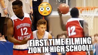 ZION WILLIAMSON WENT CRAZY THE FIRST TIME I EVER FILMED HIM IN HIGH SCHOOL  Surpassed The Hype [upl. by Dnomad]