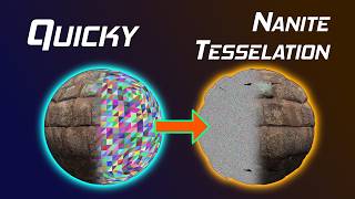 Tutorial  Nanite Mesh and Landscape Tessellation  UE54  Under 2 Min [upl. by Ettenwahs509]