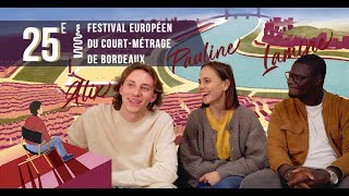 FEDCMB 25E  INTERVIEW JURY  Alix Gavoille  Pauline Chalamet  Lamine Cissokho [upl. by Ilaire134]