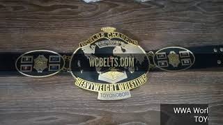 WWA World Champion Heavyweight Wrestling Belt  Toyonobori Rikishi Michiharu Japan [upl. by Nigel]