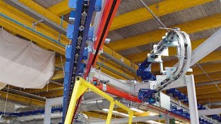 Overhead manual monorail system with automation [upl. by Tymon274]