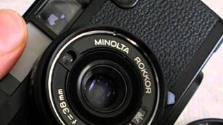 Minolta HIMATIC S vintage viewfinder camera [upl. by Dang]