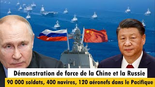 90000 soldats400 navires120 aéronefs Vladimir Poutine lance avec la Chine lexercice militaire XXL [upl. by Chappell]