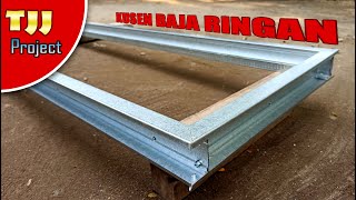 Membuat kusen pintu baja ringan kuat dan anti rayap [upl. by Broome]