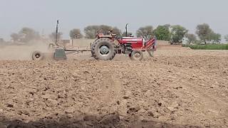 MF 375  Easy Farming Laser Land Leveler  MHSS Agri Farm Nawabwala [upl. by Andert]