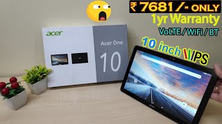 Refurbished  Recertified ACER Tablet with 1 yr warranty  only rs7681 only [upl. by Anasor365]