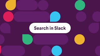 Search in Slack [upl. by Hagile]