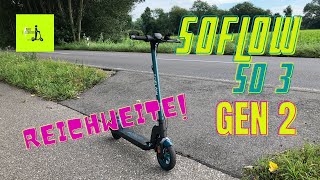 Soflow S03 Gen2 │REICHWEITENTEST │Wie weit komme ich bei 100Kg Zuladung [upl. by Lehte]