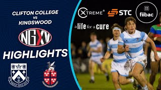 HIGHLIGHTS CLIFTON COLLEGE V KINGSWOOD  RYAN BRESNAHAN MEMORIAL GAME [upl. by Llenol]