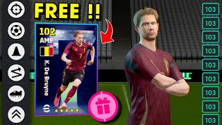 How to train K de bruyne efootball max Level up 101☠️😈 [upl. by Cuttie]