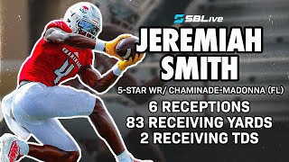 JEREMIAH SMITH IS GONNA DO WHAT JEREMIAH SMITH DOES│NO 1 WR DOMINATES AMERICAN HERITAGE 🏈 [upl. by Enymsaj835]