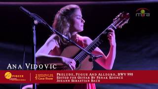 Ana Vidovic Prelude Fugue and Allegro BWV 998 [upl. by Latea]