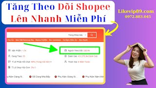 ✅ Cách Tăng Theo Dõi Shopee ✅ Dịch Vụ Tăng Follow Shopee Uy Tín An Toàn [upl. by Crissie]