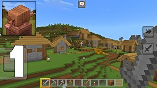 Lokicraft SUPER  New Survival Gameplay Part 1  VILLAGE AND A SURVIVAL BASE [upl. by Balsam]