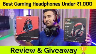 The Best Gaming Headphones Under ₹1000 [upl. by Donica153]