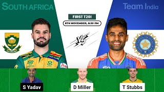 India vs South Africa 1st T20 Dream11 Team Prediction  IND vs SA 1st T20 Dream11 Prediction [upl. by Liman]