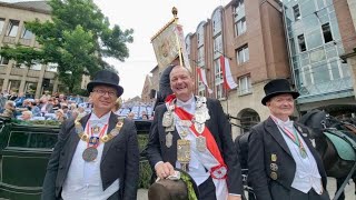 Neusser Bürger Schützenfest 2023  Festzug vom Dienstag 29 August 2023 [upl. by Gnirps]