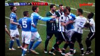 Udinese Napoli 3 1  Higuain espulso reazione Sky telecronaca tifoso [upl. by Odrawde790]