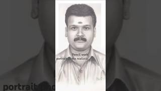 graphite pencil portrait  photo realistic style charcolsketch art artist sketch [upl. by Neville]