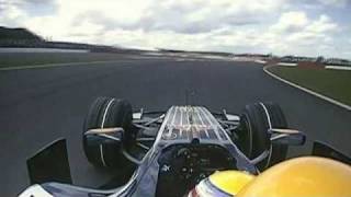 2008 F1 Silverstone Qualifying Webber lap onboard [upl. by Sliwa]