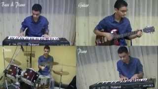 Piano Bass Drums Guitar Music By One Person Basem Mamdouh [upl. by Rendrag]