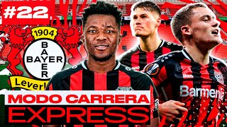 EQUIPO BRUTAL de JOVENES PROMESAS  FIFA 22 Modo Carrera Express Bayer Leverkusen 22 [upl. by Terrena401]