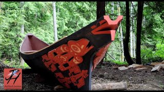 NW Coast Indian Canoe Legacy  TIME LAPSE [upl. by Ekard]