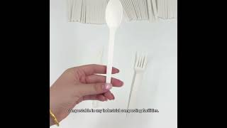 CY365 bagasse cutlery [upl. by Arlo]