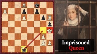 Kasparians Brilliant Puzzle The King Imprisons Black Queen [upl. by Itsirc]