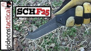 Schrade SCHF25 Knife Review Schrade Gets Tactical [upl. by Ahseena]