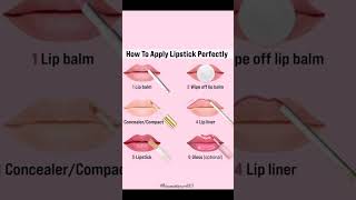 Lipstick hacks youtubeshorts fyp glowup tips lipstick facts short trending [upl. by Nnor]