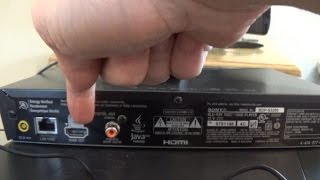 How to Setup a Sony BlueRay DiscDVD Player [upl. by Lauri]