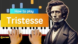 How to Play quotTristessequot by Frédéric Chopin  JQpiano Part 1 Piano Tutorial [upl. by Yrovi58]