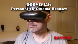 Goovis Lite Personal 3D Cinema Headset REVIEW [upl. by Eloken]