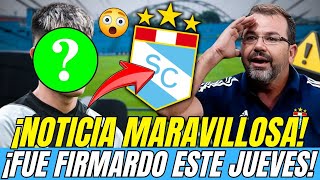 🔴💣LA GRAN NOTICIA ¡FIRMA MÁS ESPERADA ¡LOS HINCHAS CELEBRAN SPORTING CRISTAL HOY [upl. by Kristo]