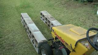 Ride on mower ramps to lift solved suit any ride on mower in 10 min [upl. by Ylak129]