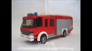 LEGO FEUERWEHRFahrzeuge alle meine Fahrzeuge April 2015 [upl. by Celene]