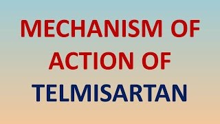 Mechanism of action of TELMISARTAN [upl. by Floss]