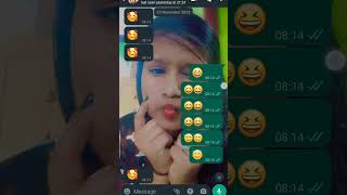 crazy song😆chat with love 💞crazychatwhatsapptreading song in chatAarthiGudi [upl. by Ayet]