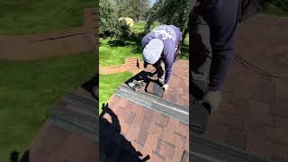 Roofing ASMR Day 114 💭 roofing roofingcontractor roofer fyp bluecollarcontent contentcreation [upl. by Tdnerb908]