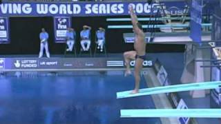 Diver Dumais takes silver in Sheffield from Universal Sports [upl. by Manvel]