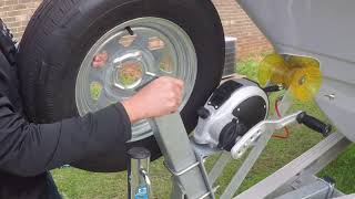 DIY Small Trailer Spare Tire Mount [upl. by Carce]