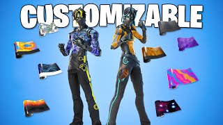 Fortnite New Wrap Skins with Best Wraps Errant amp Glitch Skins [upl. by Mloclam]