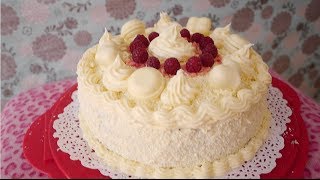 Violet Bakes Epic White Chocolate Raspberry Birthday Cake  Catch Up  Violets Vlogs [upl. by Glenda]