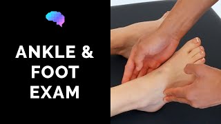 Ankle and Foot Examination  OSCE Guide  UKMLA  CPSA [upl. by Eugenia]