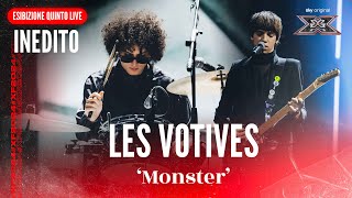 Les Votives  Monster  Inedito  Quinto Live  X Factor 2024 [upl. by Afital]