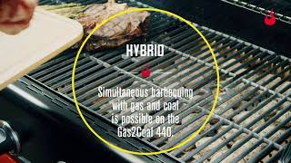 Gas2Coal Special Edition  Hybrid Grills with 900°C Ceramic Sear Burner  Griddle  CharBroil [upl. by Ylrehs613]